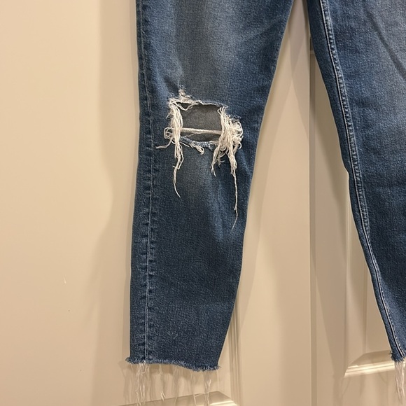 RE/DONE 90s High Rise Ankle Crop Jeans - Picture 3 of 9